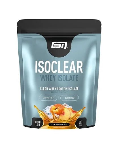 ESN ISOCLEAR Whey Isolate 600g Lemon Ice Tea - Transparentes Molkenprotein 90%+ Isolat Erfrischend Laktosearm