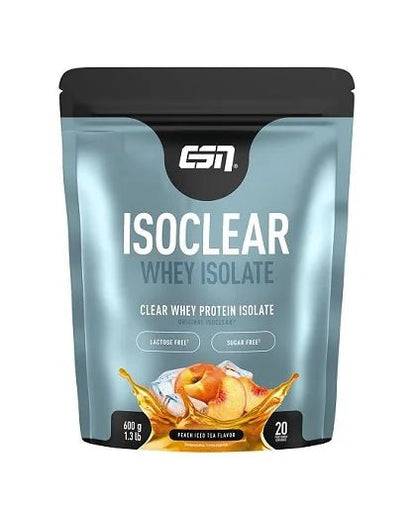 ESN ISOCLEAR Whey Isolate 600g Lemon Ice Tea - Transparentes Molkenprotein 90%+ Isolat Erfrischend Laktosearm