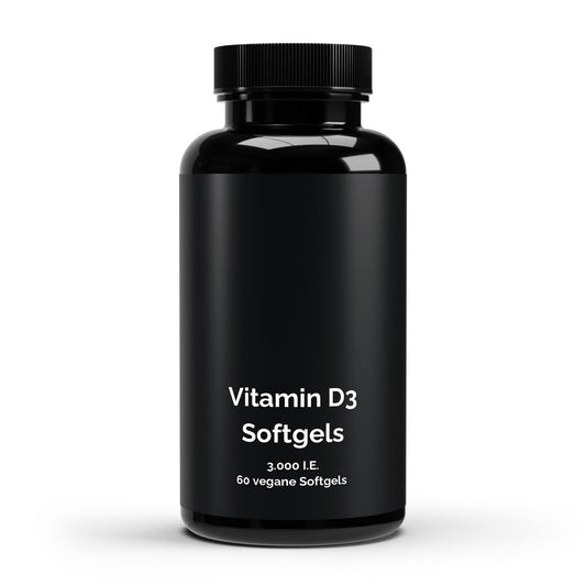 Vitamin D3 3.000 I.E - 60 vegane Softgels