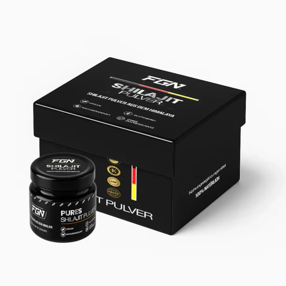 FGN Shilajit Pulver 50g – 100% reines Himalaya Shilajit - jostefitvita.de