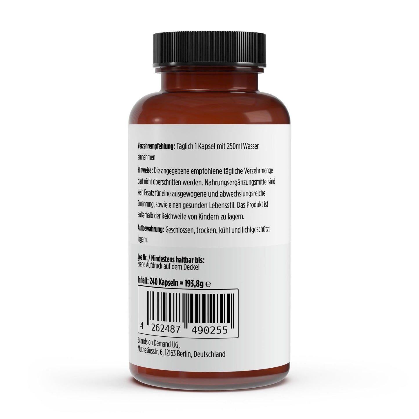 Gepuffertes Vitamin C 500mg + Magnesium - 240 Kapseln - jostefitvita.de