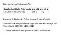 GN Glutamin Pulver 500g - Reine Aminosäure Nahrungsergänzung - jostefitvita.de