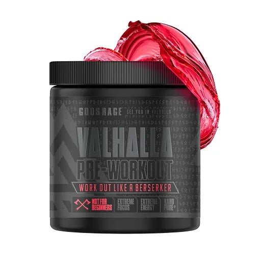 GODSRAGE VALHALLA Pre - Workout 400g - 3 Geschmacksrichtungen - jostefitvita.de