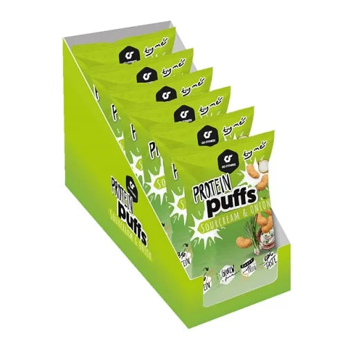 GoFitness Protein Puffs 6x50g - Protein-Snacks in 3 Geschmacksrichtungen