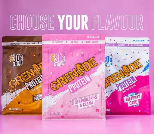 Grenade Whey Protein Blend 2kg - Premium Molkenprotein für Sportler