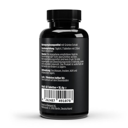 Grüntee Extrakt 40% Polyphenole 60 Kapseln - Hochdosiert & Vegan | 2 Monate - jostefitvita.de