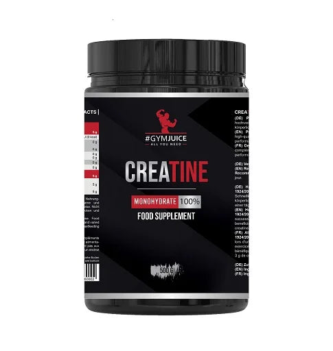 Premium Kreatin Monohydrat Pulver 500g - Reine Aminosäure Nahrungsergänzung