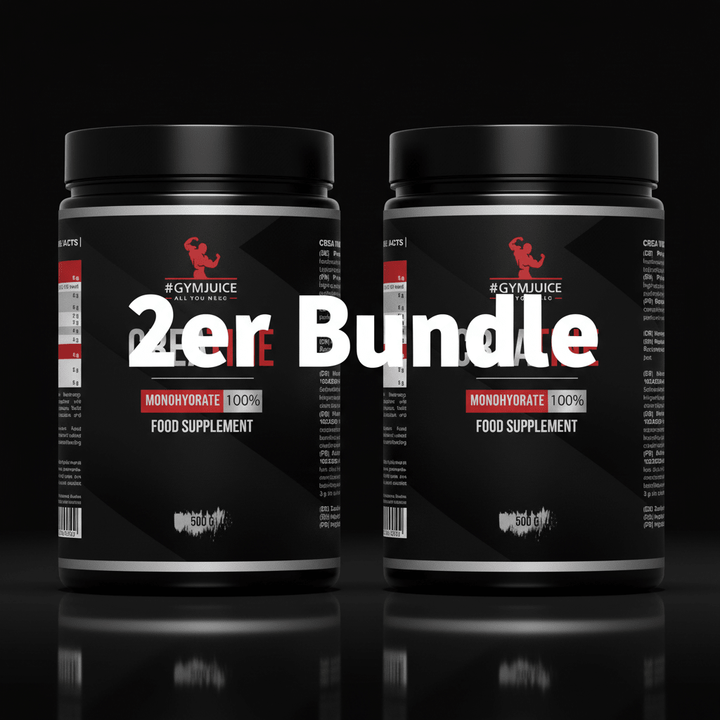 GYMJUICE Kreatin Monohydrat 500g – 2er - Pack (4€ gespart) - jostefitvita.de