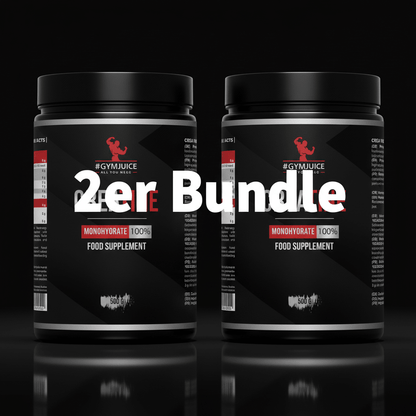 GYMJUICE Kreatin Monohydrat 500g – 2er - Pack (4€ gespart) - jostefitvita.de