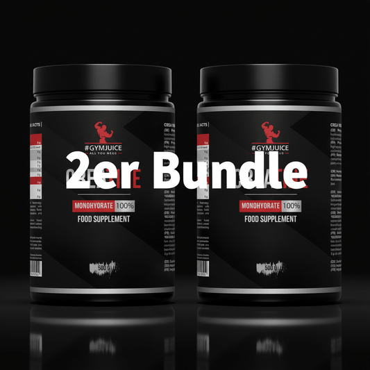 GYMJUICE Kreatin Monohydrat 500g – 2er - Pack (4€ gespart) - jostefitvita.de