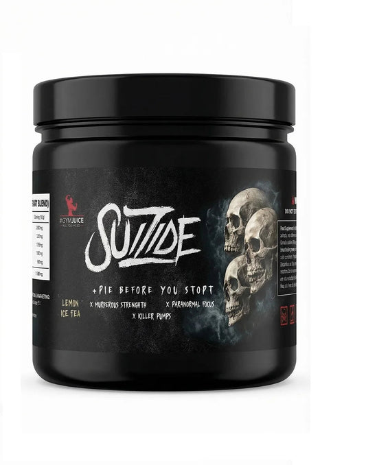 GymJuice SUIZIDE Booster 270g – Hardcore Pre - Workout | High Stim Formel - jostefitvita.de