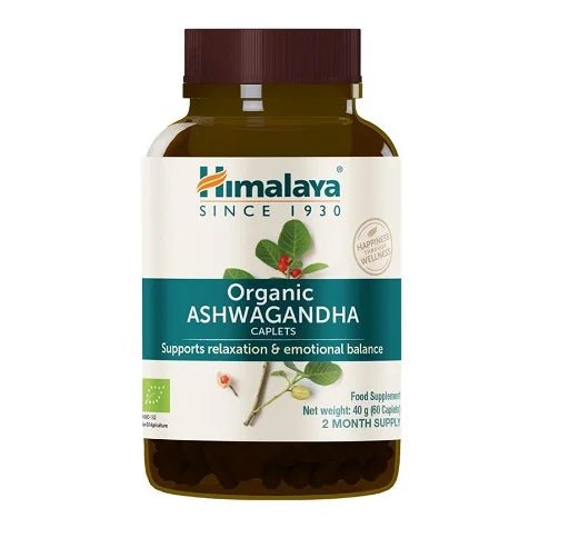 Himalaya Organic Ashwagandha 60 Kapseln - Bio Withania Somnifera - jostefitvita.de