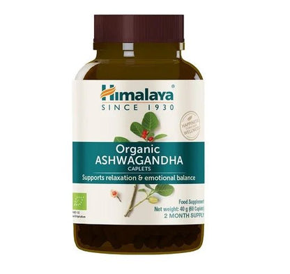 Himalaya Organic Ashwagandha 60 Kapseln - Bio Withania Somnifera - jostefitvita.de