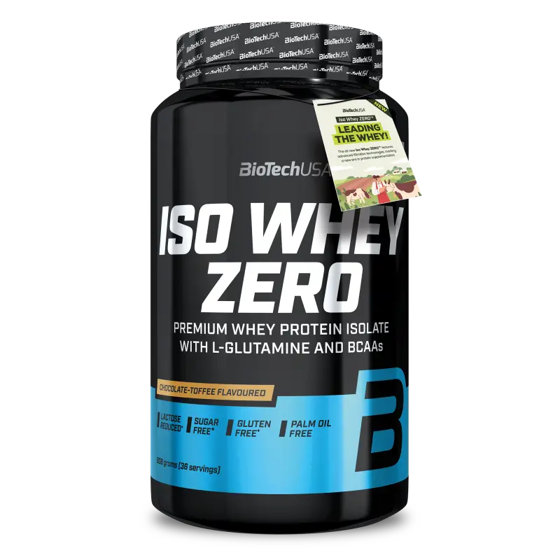 BioTech Iso Whey Zero 908g - Laktosefreies Whey Protein Isolat