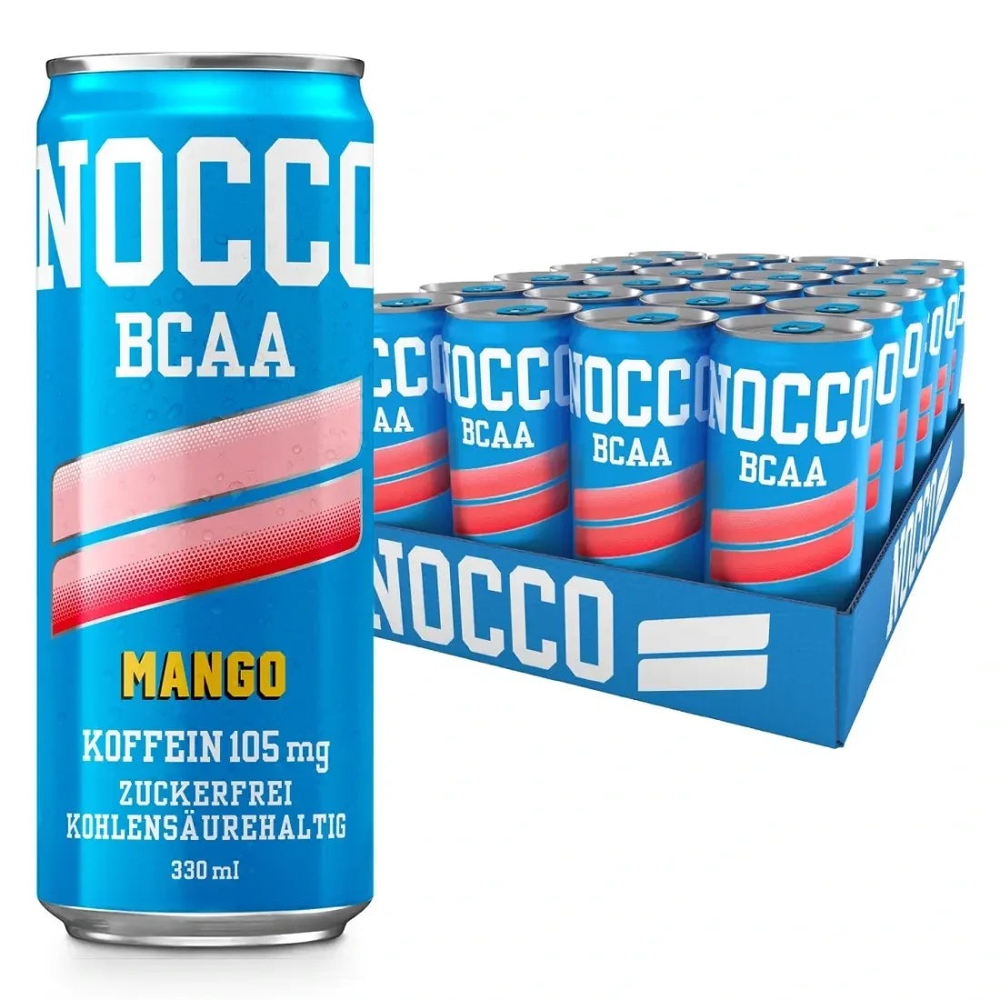 Nocco BCAA Drink 24 x 330 ml - 11 verschiedene Geschmacksrichtungen (inkl. 6,00 € Pfand)