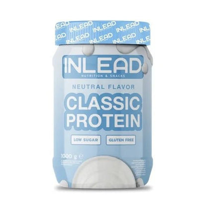 INLEAD Classic Protein 1000g - Neutrales Proteinpulver | Vielseitig für Shakes, Backen & Kochen - jostefitvita.de