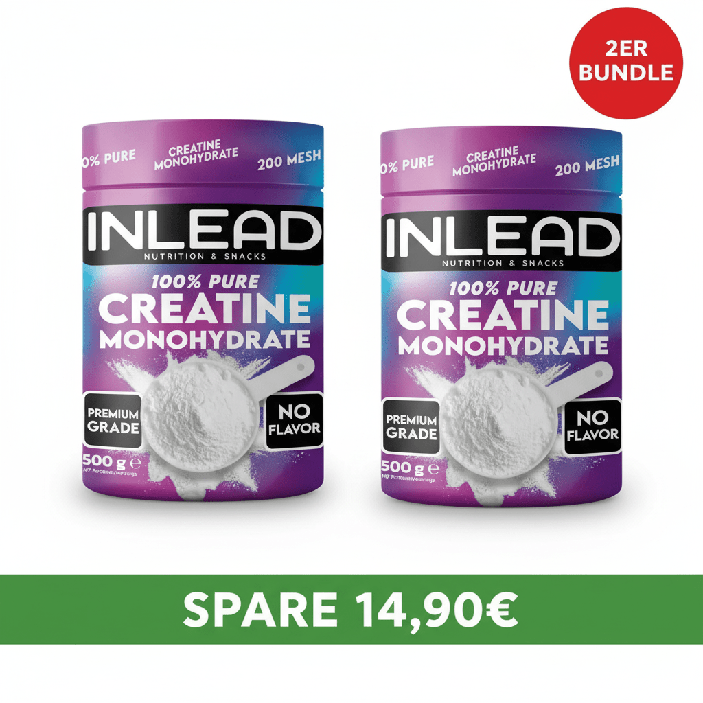 INLEAD Creatine Monohydrate 2er Bundle - 1kg (2x500g) - jostefitvita.de