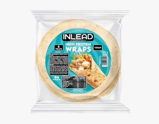 INLEAD High Protein Wraps 6 Stück | Fitness Tortillas mit hohem Proteingehalt - jostefitvita.de