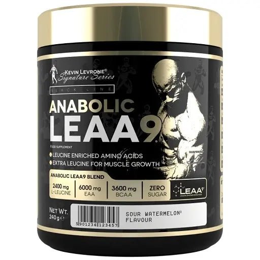 Kevin Levrone Anabolic LEAA9 Sample 10x 8g - EAA Aminosäuren | 4 Geschmacksrichtungen - jostefitvita.de