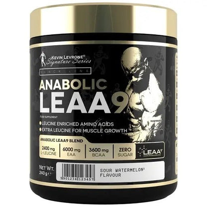 Kevin Levrone Anabolic LEAA9 Sample 10x 8g - EAA Aminosäuren | 4 Geschmacksrichtungen - jostefitvita.de