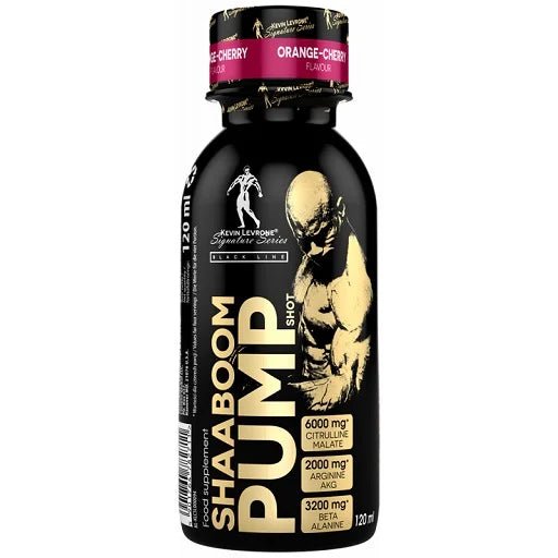 Kevin Levrone Shaaboom Shot 24x120ml Orange Cherry | Pre - Workout Energy Drink - jostefitvita.de