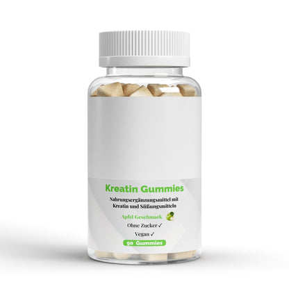 Kreatin Gummies - 90 Stück | Vegan & Zuckerfrei | Hochdosiert - jostefitvita.de