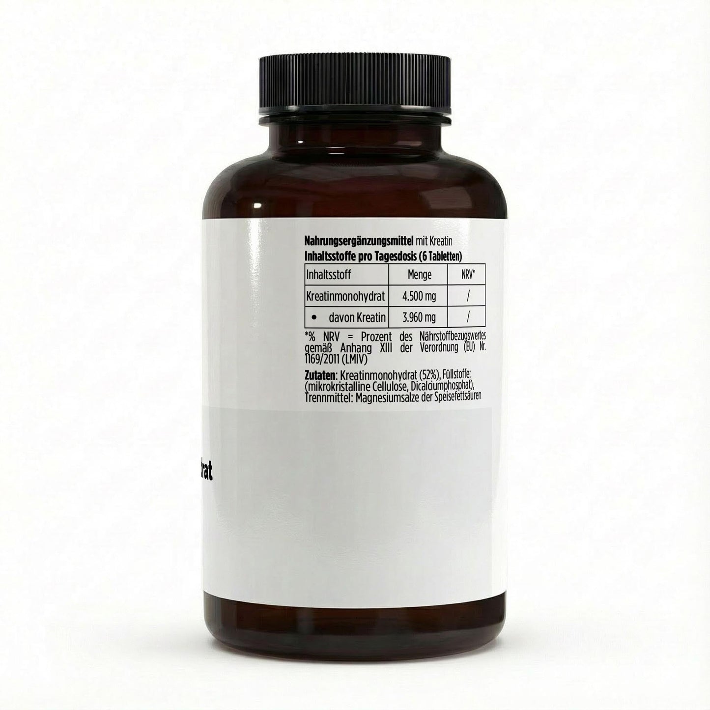 Kreatin Monohydrat - 180 vegane Tabletten - jostefitvita.de