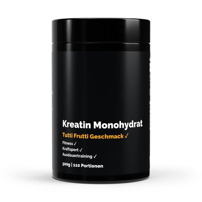 Kreatin Monohydrat Tutti Frutti - 500g - jostefitvita.de