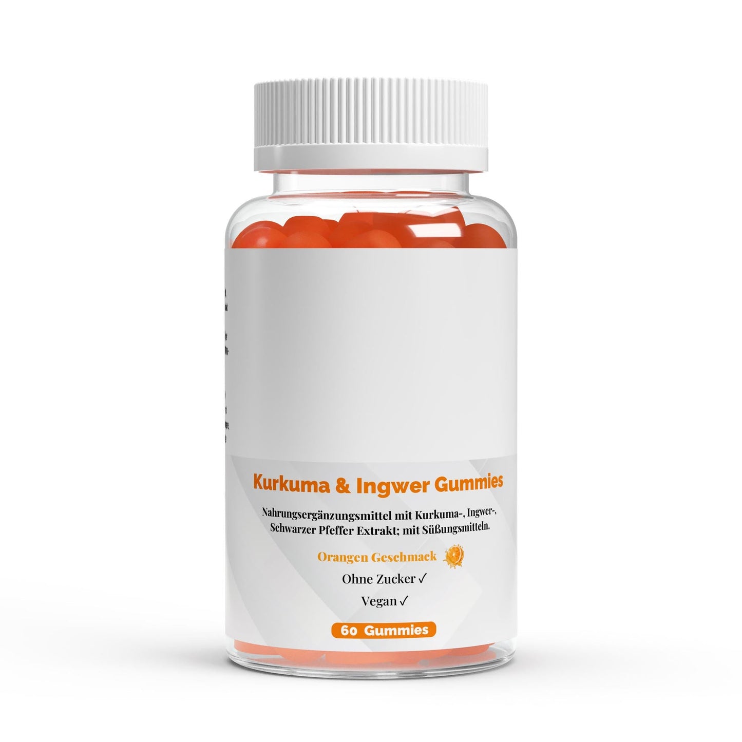 Kurkuma + Ingwer + Schwarzer Pfeffer Gummies - 60 Stk. - jostefitvita.de