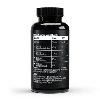 Magnesium 4fach Komplex 60 Tabletten - Hochdosiert & Vegan | 2 Monate Vorrat - jostefitvita.de