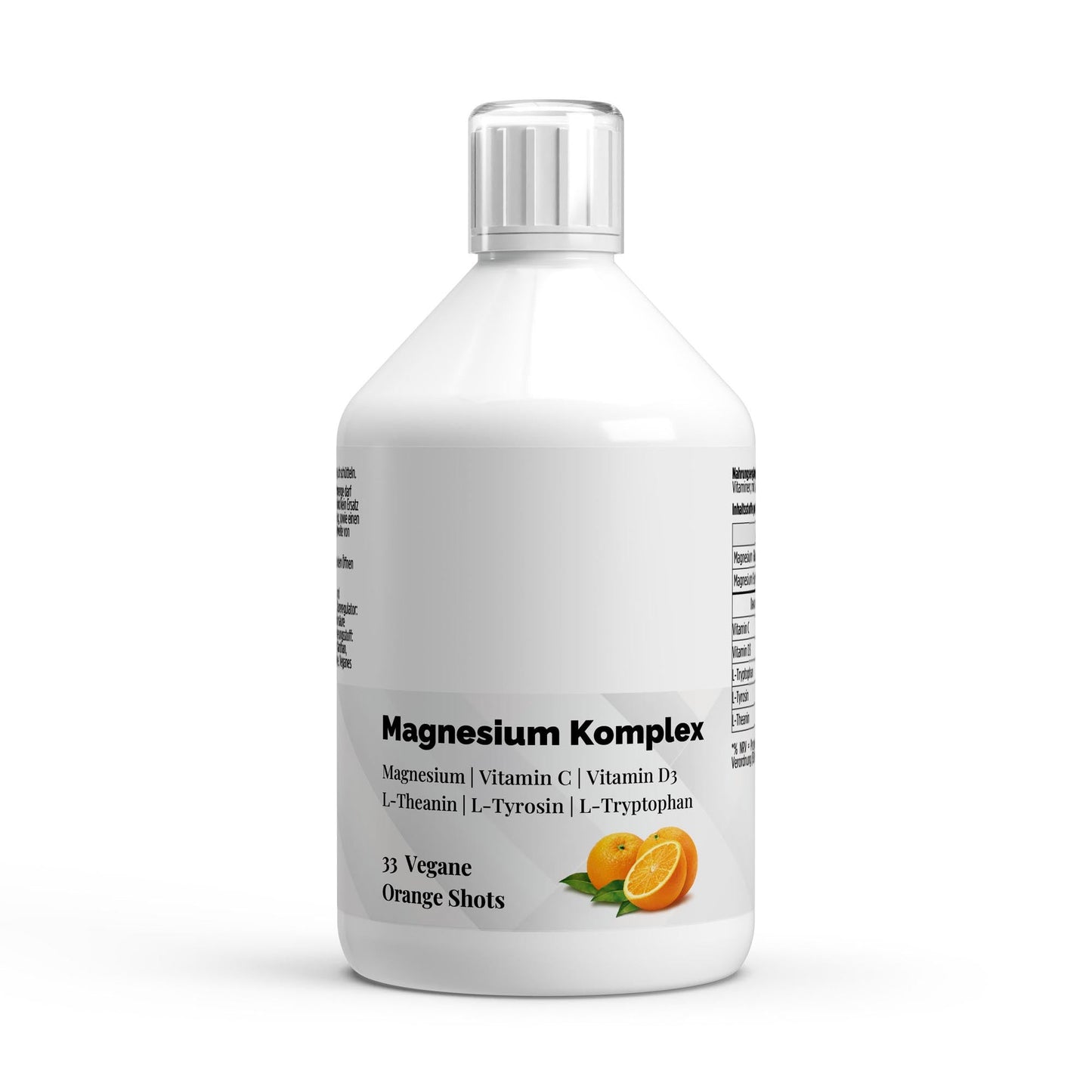 Magnesium Komplex Shots Plus+ 500ml - Hochdosiert mit Aminosäuren & Vitaminen - jostefitvita.de