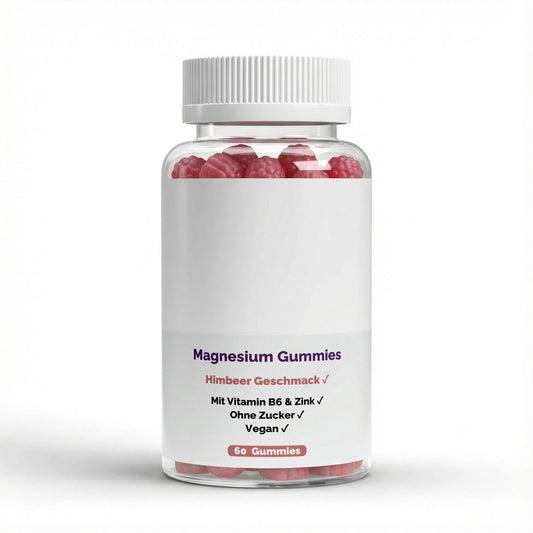 Magnesium Zink B6 Gummies 60 Stück - Vegan Zuckerfrei Himbeer - Geschmack - jostefitvita.de
