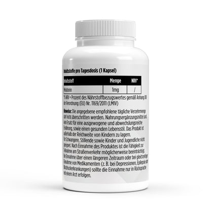 Melatonin Kapseln 75 Stück - Natürliche Einschlafhilfe vegetarisch - jostefitvita.de