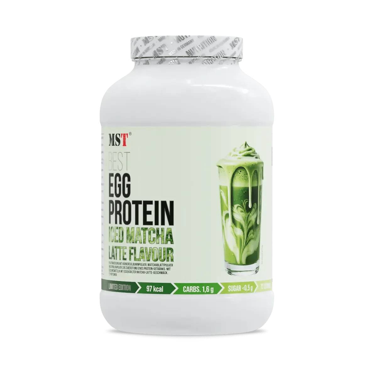 MST Best Egg Protein – Matcha Latte | 500g / 900g / 1800g | Eiprotein laktosefrei - jostefitvita.de
