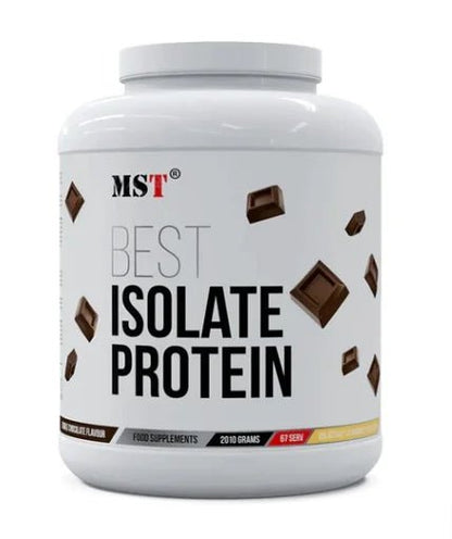 MST Best Isolate Protein 2010g - Premium Whey Isolat | Schokolade, Erdbeere, Cookies & Cream, Vanille - jostefitvita.de