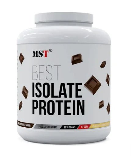 MST Best Isolate Protein 2010g - Premium Whey Isolat | Schokolade, Erdbeere, Cookies & Cream, Vanille - jostefitvita.de