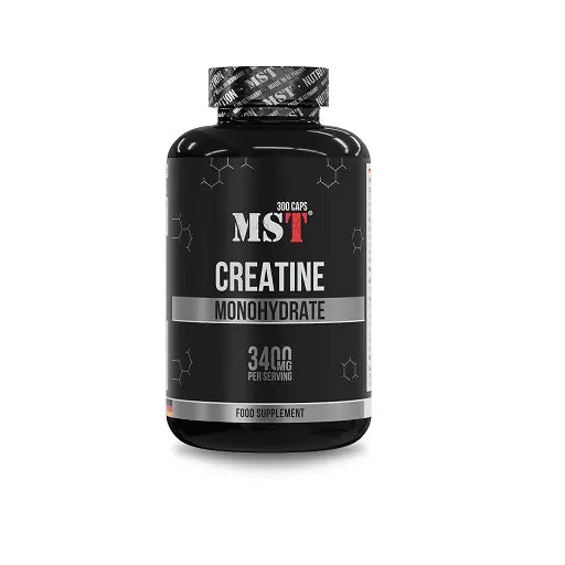 MST Creatine Monohydrate - 300 Kapseln - Reines Kreatin für Muskelaufbau