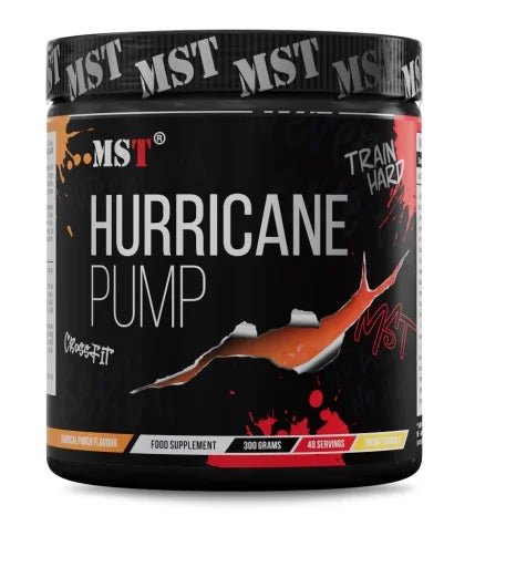 MST Hurricane Pump Pre - Workout 300g | Ananas |Tropical Punch| 30 Portionen - jostefitvita.de