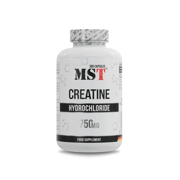 MST Kreatin HCL 300 Kapseln - Hochdosiertes Kreatin Hydrochlorid - jostefitvita.de