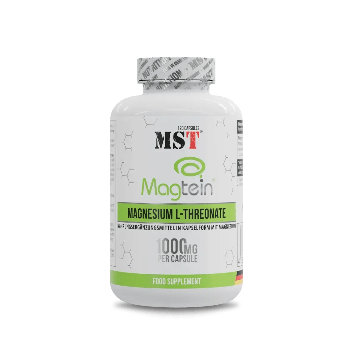 MST - Magnesium L - Threonate Magtein® 1000mg - 120 Kapseln - jostefitvita.de