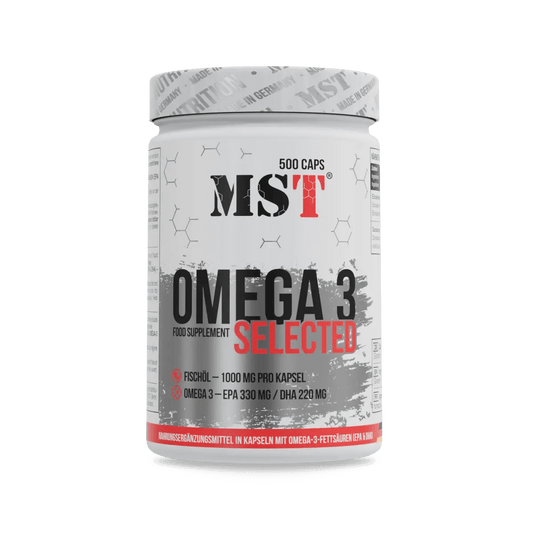 MST Omega 3 Selected 500 Kapseln - Hochwertige Omega - 3 - Fettsäuren - jostefitvita.de