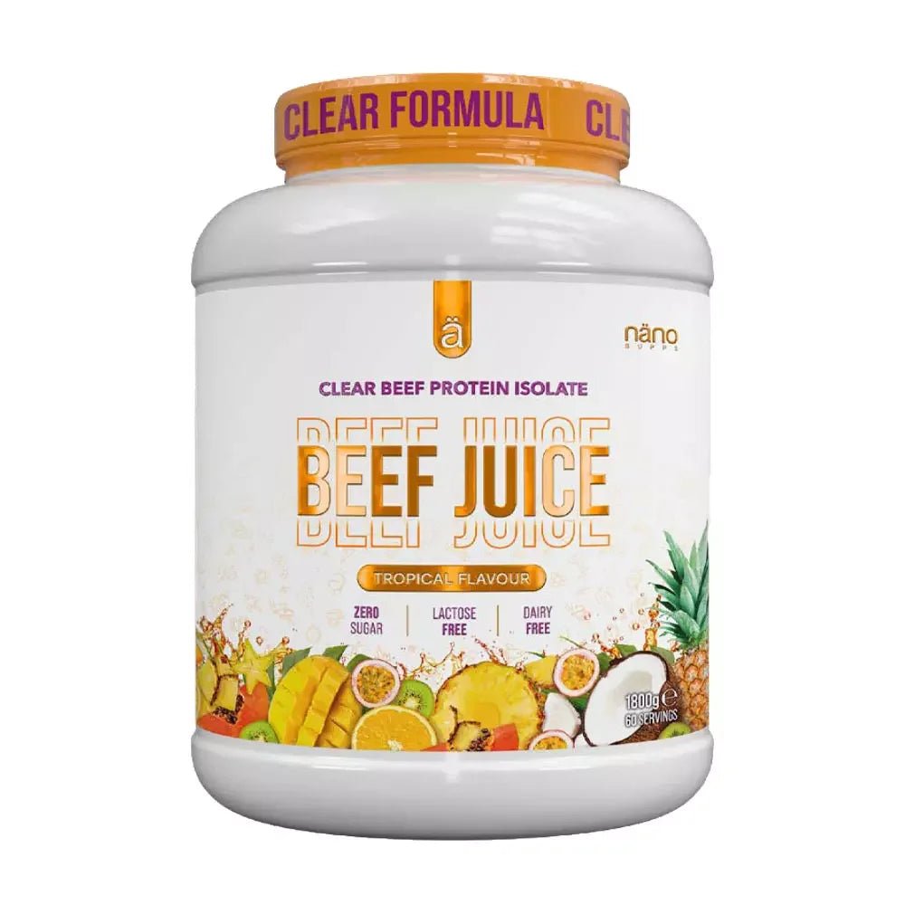 NanoSupps Beef Juice 1800g – Berry Mix | Pineapple | Tropical | Watermelon - jostefitvita.de