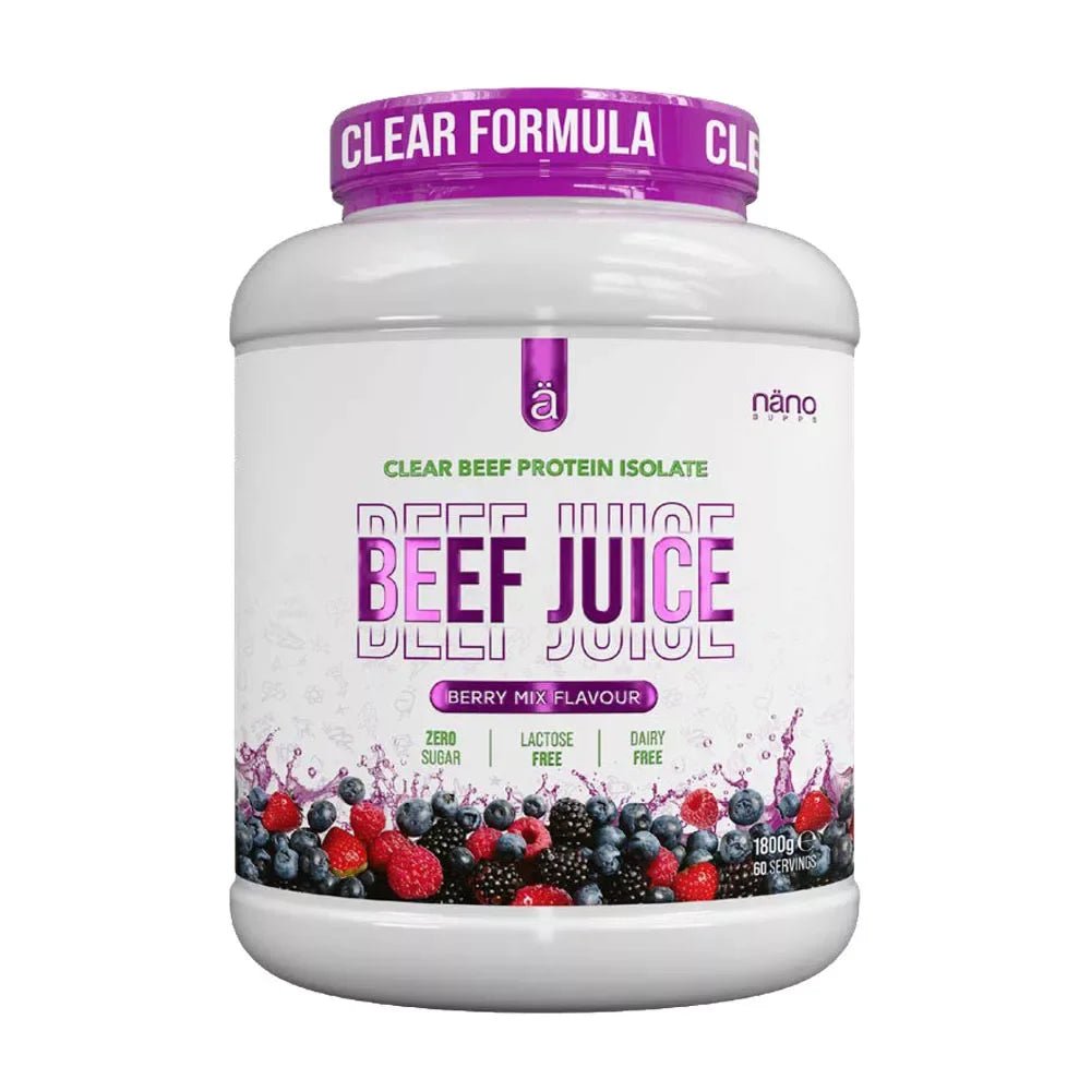NanoSupps Beef Juice 1800g – Berry Mix | Pineapple | Tropical | Watermelon - jostefitvita.de