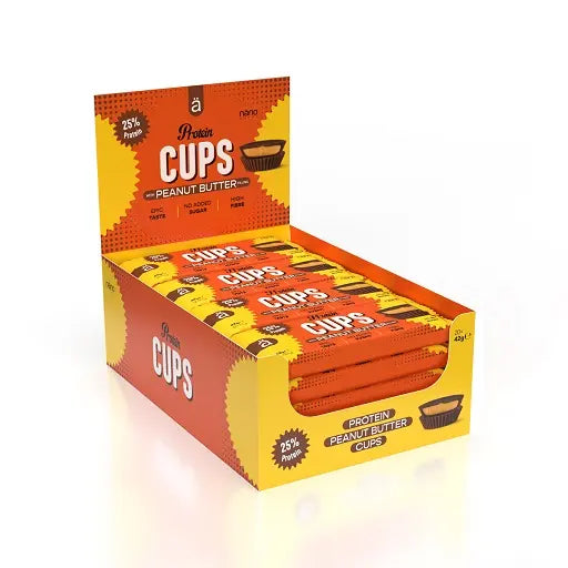 Nanosupps Protein Cups Peanut 20x42g - Proteinreiche Erdnuss-Cups