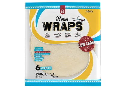 Nanosupps Protein Wraps 12er Pack - Eiweißreiche Snack-Wraps 12x240g