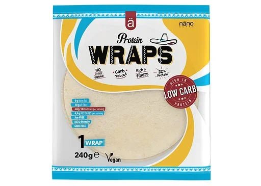 Nanosupps Protein Wraps - Eiweißreiche Snack - Wraps 240g - jostefitvita.de