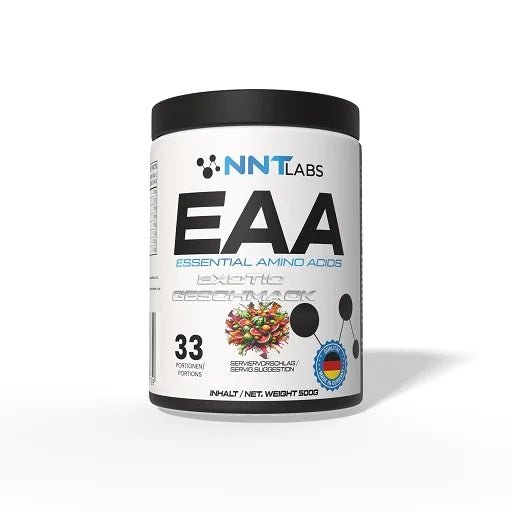 NNT EAA 500g - 8 Essentielle Aminosäuren in 9 Geschmacksrichtungen - jostefitvita.de