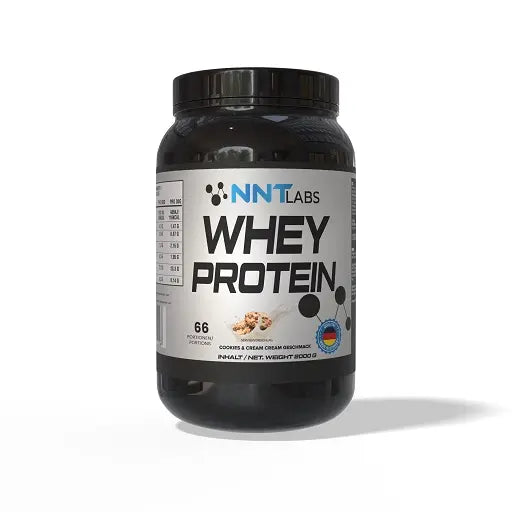 NNT Whey Protein Pulver 2000g - Premium Molkenprotein für Muskelaufbau, 4 Geschmäcker