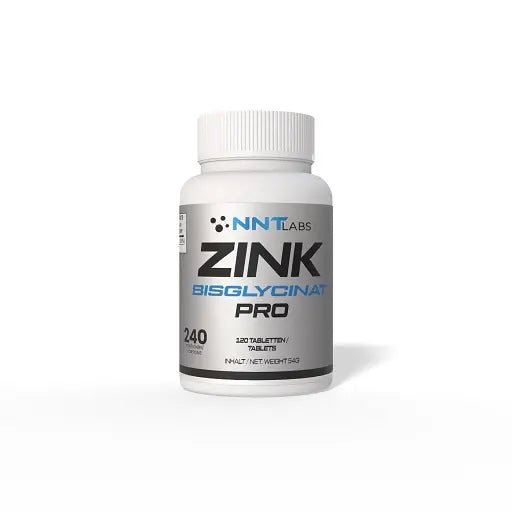 NNT Zink 50mg Bisglycinat PRO - 120 Tabletten hochdosiert - jostefitvita.de