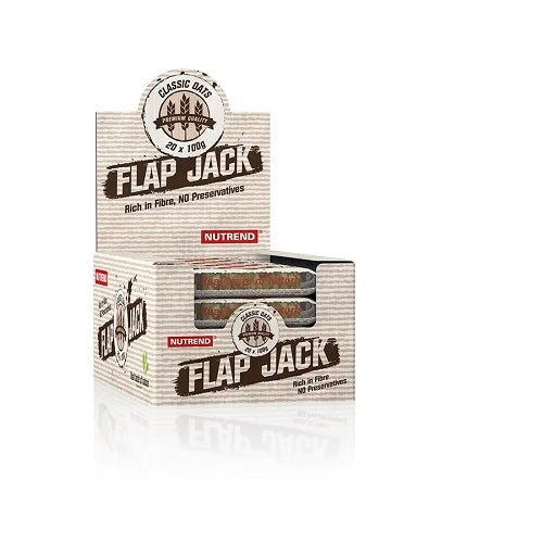 Nutrend FLAPJACK Oatbar 20x100g - Haferriegel in 3 Geschmacksrichtungen